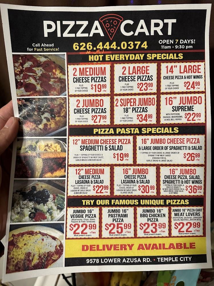 Pizza Cart Menu image 1